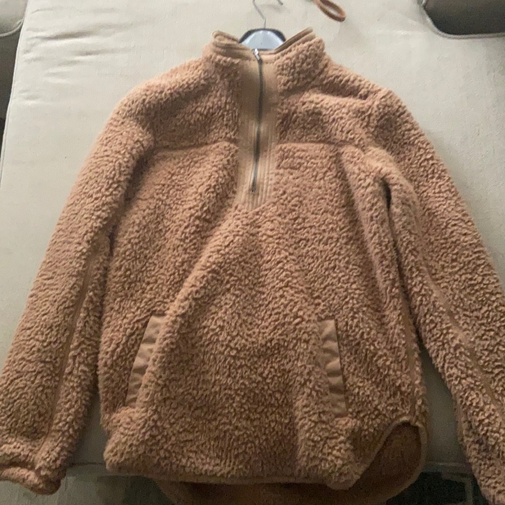 Abercrombie and Fitch Sz Medium Sherpa pullover